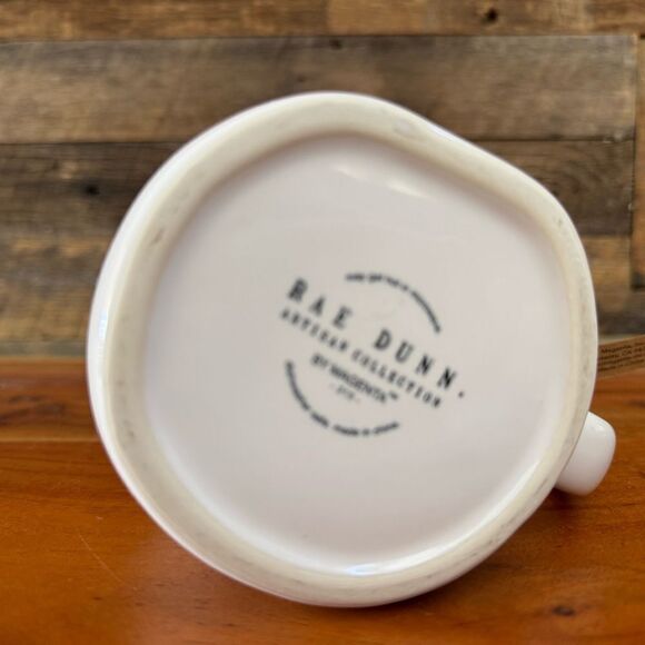 Rae Dunn OINK mug with ceramic pig mug charm 12 OZ NEW - Picture 6 of 9